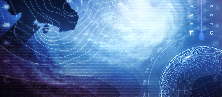 Satellite weather image