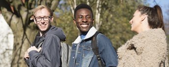 Group of PG students on campus