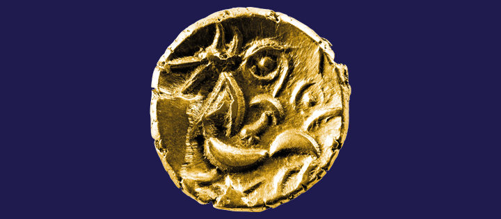 A gold coin