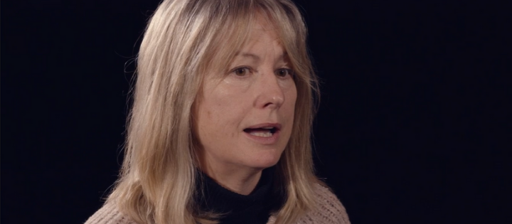 One of the female participants talking about her family life