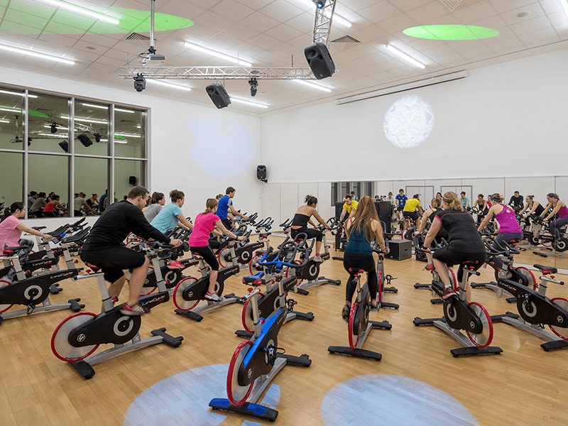 Spin studio at David Ross Sports Village