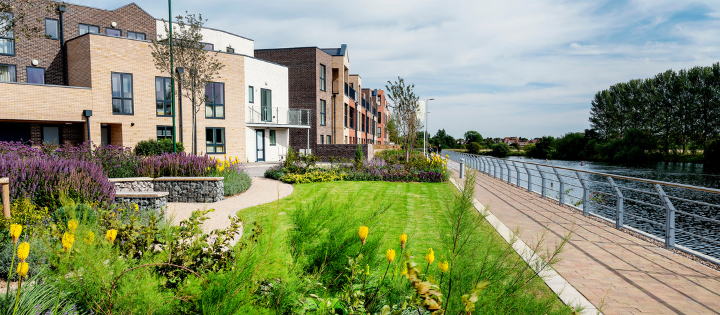 Trent Basin, housing development in Nottingham